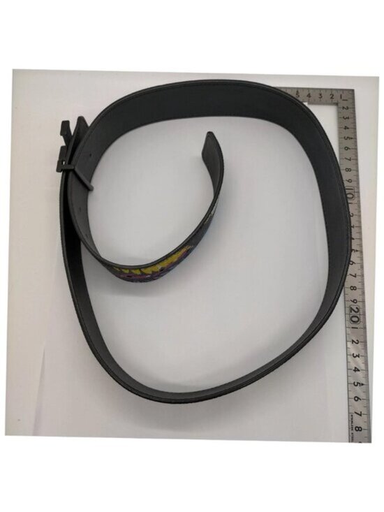 Authentic Louis Vuitton LV Belt Monogram Floral Black main image 7